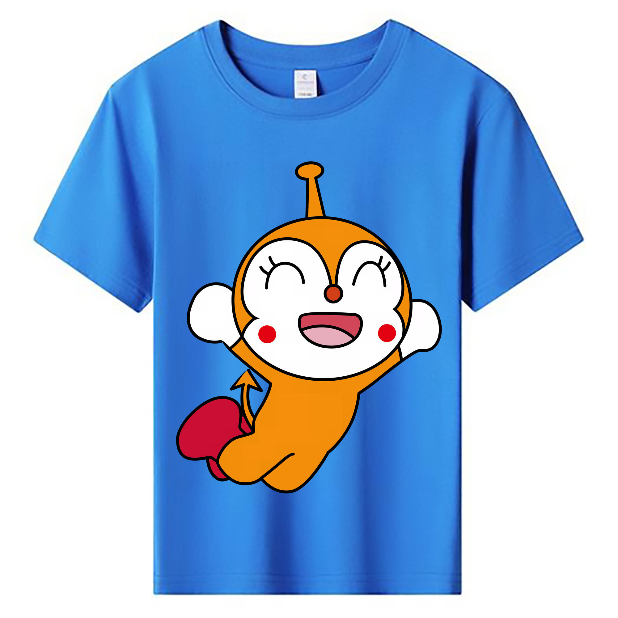 （画像用） アンパンマン Anpanman 綿100％キッズTシャツ（フロントプリント）